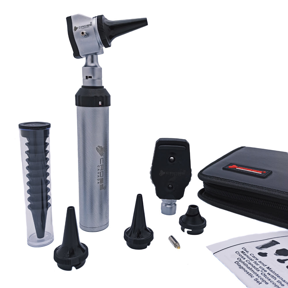 Scope OMK別注　脚付きミニシエッポ　アメジスト＆ターコイズ Cross Canada 11-113 Physician Fiber Optic LED Pocket Otoscope