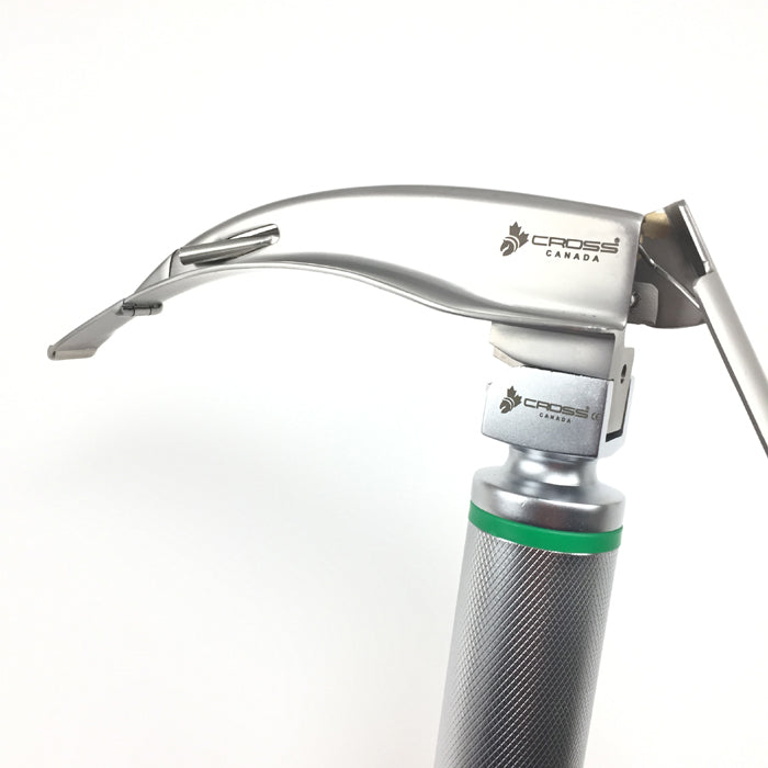 FIBER OPTIC MCCOY LARYNGOSCOPE SET WITH FLEX TIP BLADE