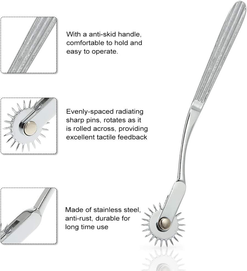 Wartenberg Neuro Pinwheel for Clinical Diagnostic and Neurological Testing of Nerve Reaction (Sensitivity)