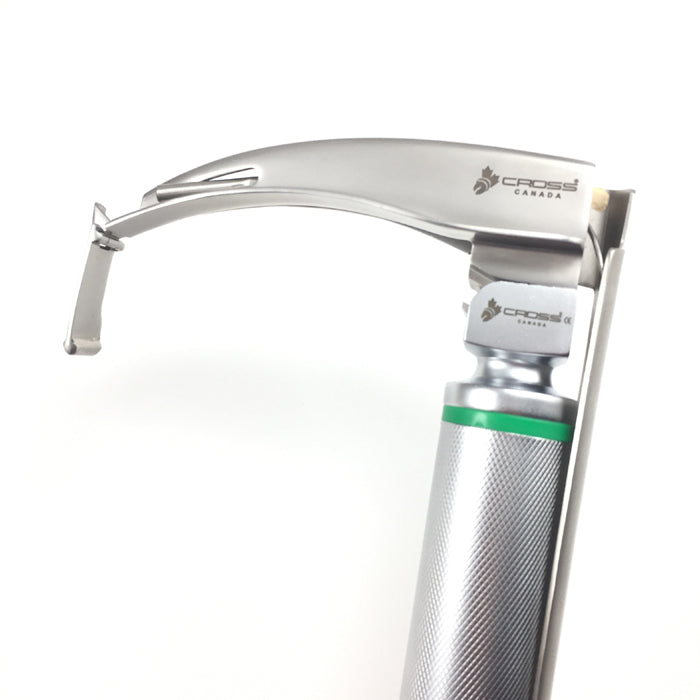 FIBER OPTIC MCCOY LARYNGOSCOPE SET WITH FLEX TIP BLADE