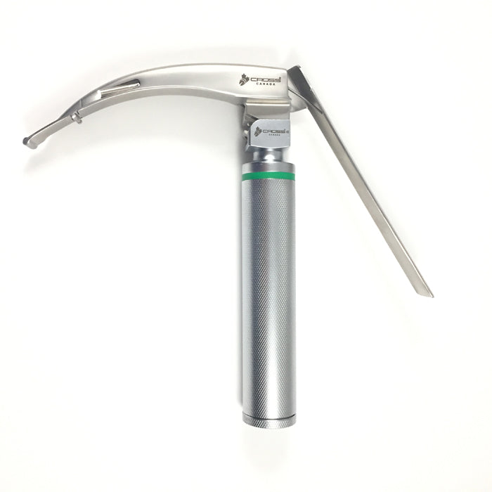 FIBER OPTIC MCCOY LARYNGOSCOPE SET WITH FLEX TIP BLADE