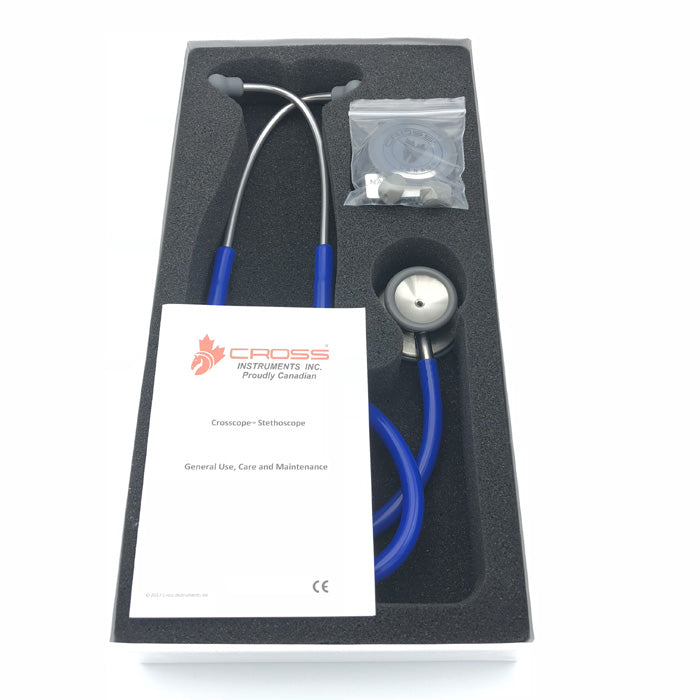 CROSS CANADA CROSSCOPE® 200 CLINICIAN CLASSIC SERIES II STETHOSCOPE – ROYAL BLUE