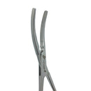 Baby-Kocher Intestinal Forceps, 5" (13cm ), Curved, Longitudinal Serrations