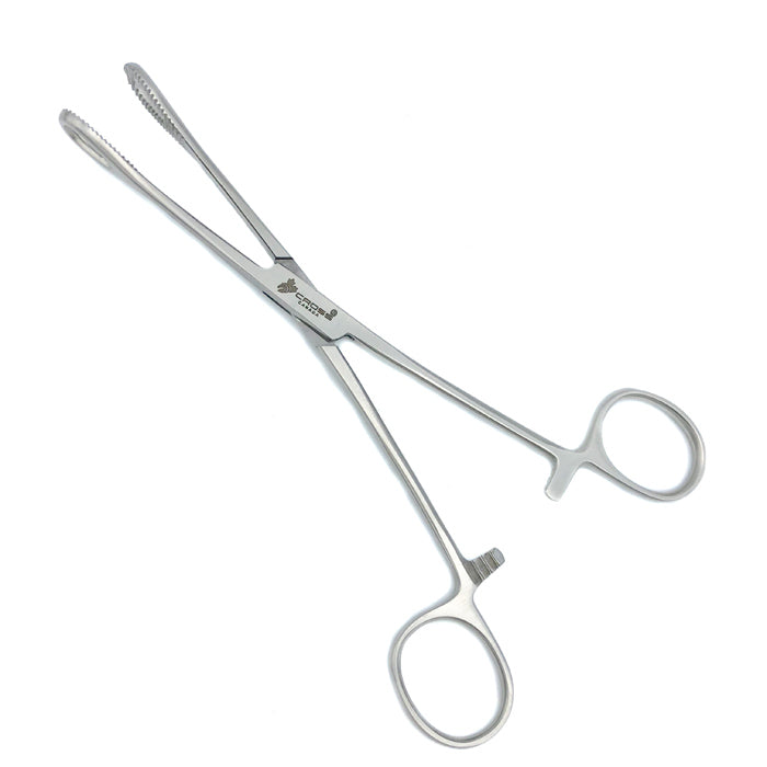 Ballenger Sponge Forceps, 7" (18cm), Straight, Serrated