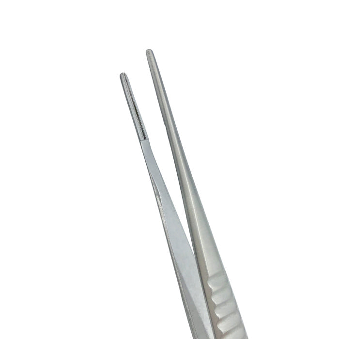 DeBakey Atraumatic Tissue Forceps, 6.25" (16cm), Straight, 1X2 Rows of Nontraumatic Fine Teeth