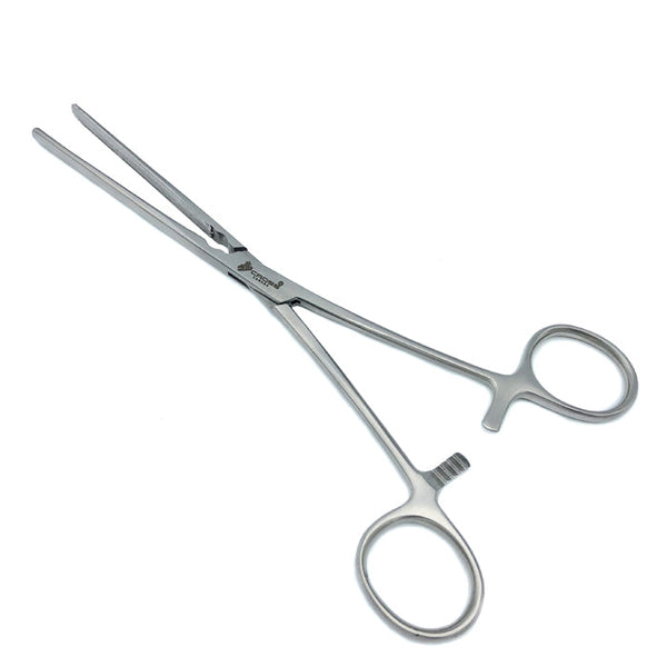 Doyen Intestinal Forceps, 8.25" (21cm), Straihgt, Longitudinal Serrations