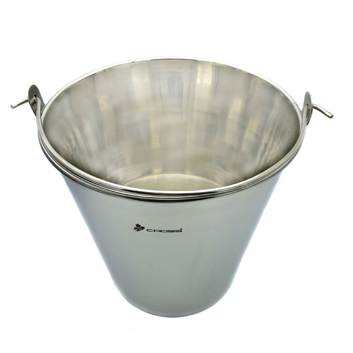 STAINLESS STEEL BUCKET, 15 LITERS