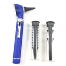 FIBER OPTIC LED POCKET OTOSCOPE DIAGNOSTIC SET - BLUE