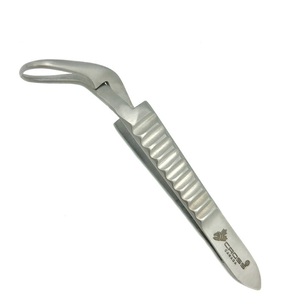 Jones Towel Clamp, 3.5" (9cm), Perforating 1x1 Prongs