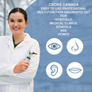 Cross Canada Physician LED Otoscope and Ophthalmoscope Diagnostic Set
