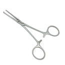 Rochester-Oschner (Kocher) Forceps, 6.25” (16cm), Straight, Serrated, 1x2 Teeth