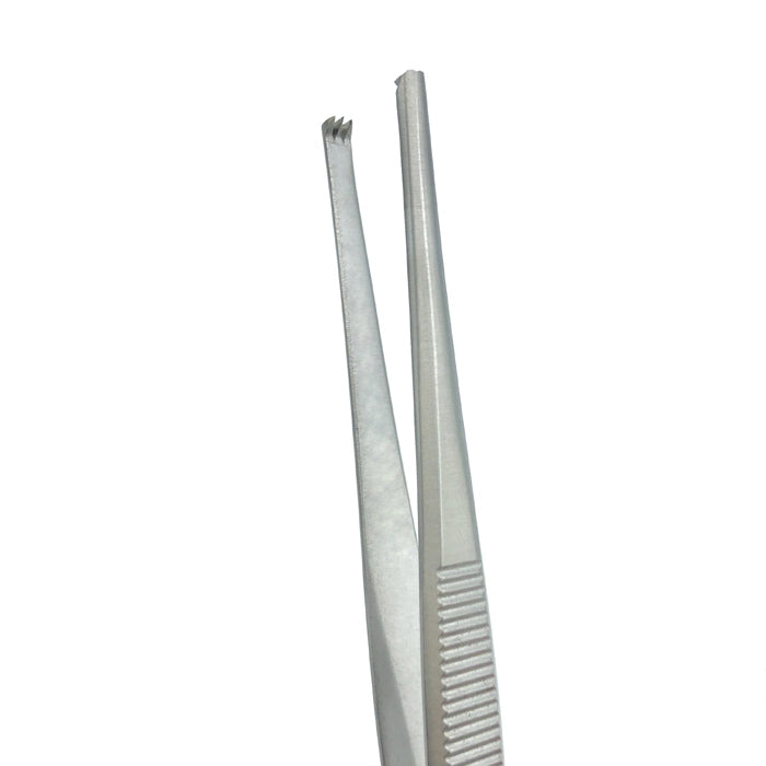 Tissue Forceps With Teeth, 4.5" (11.5cm), Straight, 2x3 Teeth