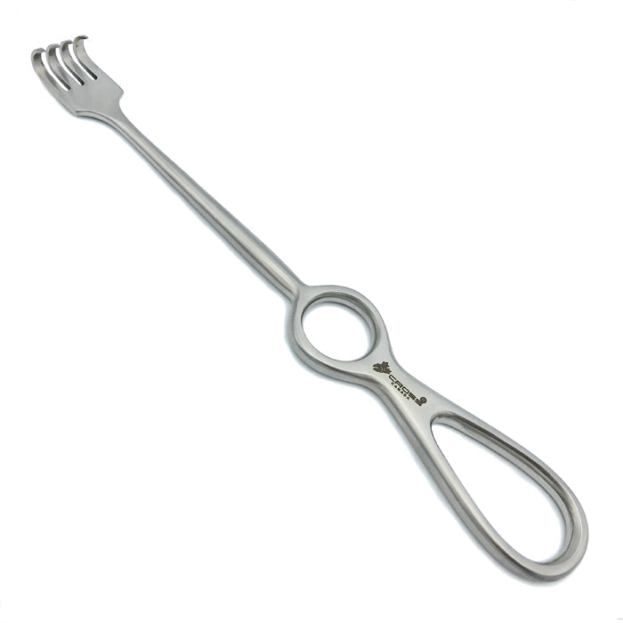 Volkmann Retractor, 8.5" (21.5cm), Sharp, 4 Prongs, 10mmx18mm