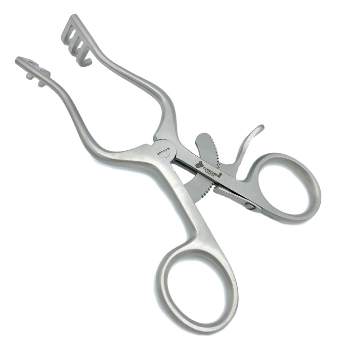 Weitlaner Retractor, 4.5" (11.5cm), Blunt 2x3 Prongs