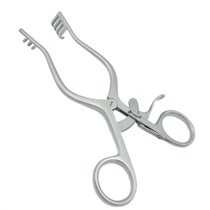 Weitlaner Retractor, 6.5" (16.5cm), Blunt 3x4 Prongs