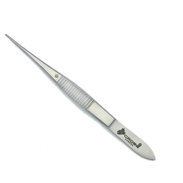 GRAEFFE FORCEPS - 4" (10CM) - STRAIGHT (SERRATED)