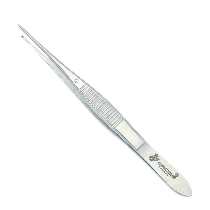 GRAEFFE FORCEPS - 4" (10CM) - STRAIGHT (1X2 TEETH)